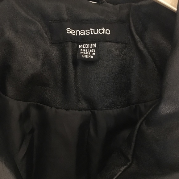 Faux leather Moto Jacket - Picture 5 of 7